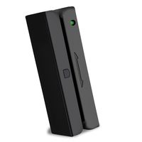 Symcode USB Magnetic Stripe Card Reader 3-Track POS Credit Card Reader Swiper MagStripe Swipe Card Reader