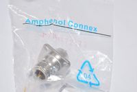 New Amphenol 172173 N Type Connector Jack, Female Socket 50 Ohm Panel Mount Crimp