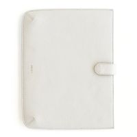 Minted Cloud Grey Leather iPad Case