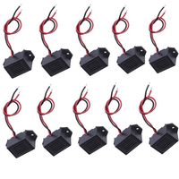 BNYZWOT BNYZWOT Mini Buzzers with Leads Mechanical Buzzer 3V 400Hz Morse Code Mechanical Electronic Components 10Pcs