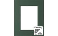 PA Framing ADF Mat 8x10/5x7 WhtCore Hunter Green