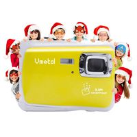 Kids Waterproof Camera, Vmotal Digital Camera for Kids 2.0 Inch TFT Display Children Kids Digital Camera (Yellow)