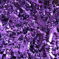 Black Cat Avenue 2 LB Plum Purple Crinkle Cut Paper Shred Filler for Gift Wrap and Basket Filler