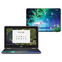 Mightyskins Skin Compatible with Dell Chromebook 11" 3180 - Unicorn Fantasy | Protective, Durable, and Unique Vinyl Decal Wrap Cover | Easy to Apply, Remove, and Change Styles | Made in The USA