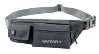 Waterfly Fanny Pack Slim Soft Polyester Water Resistant Waist Bag Pack for Man Women Carrying iPhone 8 Samsung S6