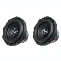 AudioPipe TXX-BD2-10 High Power 1200W 10" 4 Ohm DVC Car Subwoofer, (2 Pack)