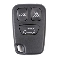 NEW 3 Buttons Keyless Entry Key Remote Fob Case Shell replacement fit for Volvo S40 V70 C70