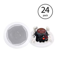 Pyle PRO PDIC61RD 6.5'' 200W 2-Way in-Ceiling Wall Speaker System (24 Pack)