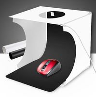 Shooting Tent, Portable LED Photo Shoot Tents - Mini Studio Box Foldable Photography Kit with Lights