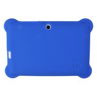IKASEFU(TM) Thick Shockproof Cute Silicone Defender Protective Back Cover case Compatible with 7" Chromo,Dragon Touch Y88,NeuTab N7,TouchTab 7" X2,ZTO N1,ZTO N1 Plus,Zeepad 7.0 (Style 5 Dark Blue)
