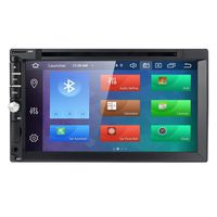 hizpo Android 9.0 Double Din 7 inch Car Navigation Universal Radio Support GPS Bluetooth Radio RDS Mirror Link USB TPMS OBD2 DVD Player