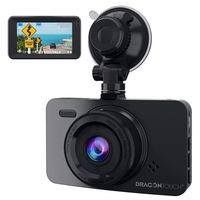 Dragon Touch Dash Camera for Cars, 1080P FHD Dash Cam Car Camera 3" LCD Screen 170° Wide Lens, Dashboard Camera Recorder with Night Version, G-Sensor, WDR, Loop Recording, Parking Monitor