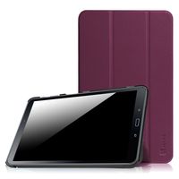 Fintie Slim Shell Case for Samsung Galaxy Tab A 10.1 (2016 NO S Pen Version), Super Slim Lightweight Standing Cover with Auto Sleep/Wake for Tab A 10.1 Inch (SM-T580/T585/T587) Tablet, Purple