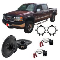 Compatible with GMC Sierra 2500 1999-2002 Front Door Replacement Harmony HA-R5 Speakers