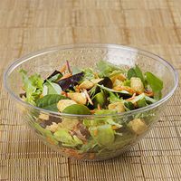 Clear Round Textured 2Qt Disposable Punch Bowl - Chambury Plastics