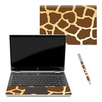 MightySkins Skin Compatible with HP Pavilion x360 14" (2018) - Giraffe | Protective, Durable, and Unique Vinyl Decal wrap Cover | Easy to Apply, Remove, and Change Styles | Made in The USA