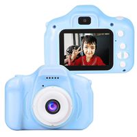 Kids Digital Camera, Children's Camera Mini Digital Cute Camera for Kids High Definition Smart Shooting Video Recording Function Toy Cameras for Children Birthday Gifts Outdoor Play (Blue)
