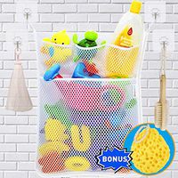 Little Story  Mesh Storage, Fashion New Baby Toy Mesh Storage Bag Bath Bathtub Doll Organize