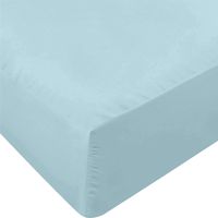 Utopia Bedding Fitted Sheet - Soft Brushed Microfiber - Deep Pockets, Shrinkage and Fade Resistant - Easy Care - 1 Fitted Sheet Only (Queen, Spa Blue)