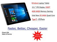 ChuwiUSA HI10 Air Tablet,10.1 inch Intel Cherry Trail X5 Tablet PC, 4GB+64GB Windows 10 OS, WiFi, BT4.0,2K Resolution Screen Tablet PC
