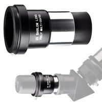 Landove 1.25" Barlow Lens 2X Multi Coated T Adapter Double Lens 3 Element APO with HD Broadband Green Film Optics for Standard Telescope Eyepiece