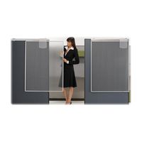 Quartet Workstation Privacy Screen, 36 x 48 Inches, Sliding, Partial Length (WPS1000)