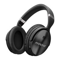 Mpow Noise Cancelling Bluetooth Headphones, Wireless Over Ear Headphones with HiFi Stereo Sound, Built-in Mic, Supports Handsfree Calling and Wired Mode for Phones, PC, TV and Air Travel