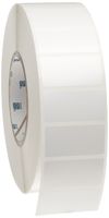 Brady XTHT-17-8423-5 2" Width x 1" Height, B-8423 Polyester, Satin Finish White Thermal Transfer Printer BradyBondz Label (5000 per Roll)