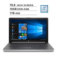 2019 Newest HP Pavilion 15 15.6 Inch HD Laptop (8th Gen Intel Core i3-8130U up to 3.4GHz, 16GB DDR4 RAM, 1TB HDD, Intel UHD Graphics 620, WiFi, Bluetooth, DVD, Windows 10 Home)