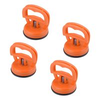 uxcell LCD Screen Sucker -2.2 Inch Suction Cup Phone Repair Tool for Phone Screen Opening Tools Glass Suck Orange 4pcs
