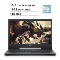 2019 Dell G5 15 5590 15.6 Inch FHD Gaming Laptop (9th Gen Intel Quad Core i5-9300H up to 4.1 GHz, 16GB RAM, 1TB HDD, NVIDIA GeForce GTX 1650, Bluetooth, WiFi, HDMI, Windows 10) (Black)