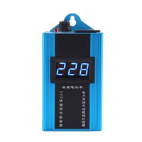 80KW 110V-220V Electricity Saving Box Power Energy Saver Smart Energy Power Saver Saving Device for Household Office Market Factory Digital LCD Display(Blue)