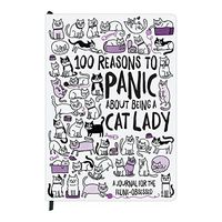 Knock Knock 100 Reasons To Panic about Being a Cat Lady Journal (50134)