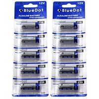 BlueDot Trading 12 Volt Alkaline Dry Cell Batteries, 10 Count