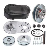 MOOSUN Torque Converter Comet Clutch Go Kart Clutch 1 Inch Replaces Comet TAV2 Manco 10T 40 or 41 and 12T 35 Chain Drive Belt (1" 10T 40/41 and 12T 35 Chain)