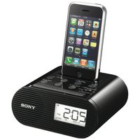 Sony ICF-C05IP 30-Pin iPhone/iPod Clock Radio Speaker Dock with AC Power Adapter (Black)