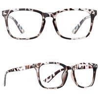 Blue Light Blocking Glasses - Computer Game Glasses Square Eyeglasses Frame, Blue Light Blocker Glasses for Women Men, Anti EyeStrain Headache