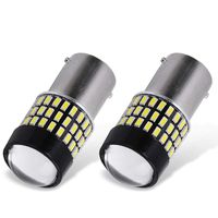 YITAMOTOR 2x 1156 1141 1003 LED White Light Bulbs, 1700 Lumens 78-SMD Super Bright, BA15S 7506 LED Replacement Bulb for RV Reverse Backup Tail Light, 6500K White, 12v-24v