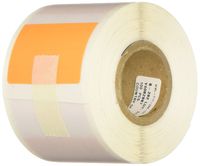 Brady WML-717-292-OR Self-Laminating Vinyl I.D. Pro Plus,  Ls2000 & Bradymarker xc Plus Printer Labels , Orange/Translucent (100 Labels per Roll, 1 Roll per Package)