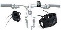 DURAGADGET Black Bicycle Handlebar Mount Kit - Suitable for use with Polar Vantage V | Vantage M | FT1 Fitness | GPS & Heart Rate Monitor Multi-Sport Watch - Secured w/Cable Ties
