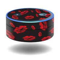 MightySkins Skin Compatible with Amazon Echo Dot - Kiss Me | Protective, Durable, and Unique Vinyl Decal wrap Cover | Easy to Apply, Remove, and Change Styles | Made in The USA