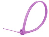 4 Inch Violet Miniature Cable Tie - 100 Pack