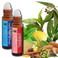 Nature Shield Adults- Ready-to-use, Immune-Boosting Essential Oil Blend, and Easy Breezy Active – Allergy Fighting, decongesting, Essential Oil Blend, no Mess, Hassle-Free.