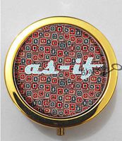 BlackKey As If 3-Compartment Decorative Pocket Gift Box Case Organizer for Pill, Color 2 -773