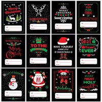 120 Pcs Self Adhesive Christmas Holiday Gift Name Tags Stickers On Christmas Present Labels Decoration