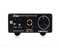 MEITA Mini Amplifier Portable Headphone Preamp Speakers Adapter 6.5mm Dual In-Output HiFi Stereo Audio Amp High Power Impedance with Protection