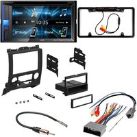 CACHÉ KIT2892 Bundle with Complete Car Stereo Installation Kit with Receiver - Compatible with 2008-2012 Ford Escape - Bluetooth Touchscreen, Backup Camera, Double Din Dash Mounting Kit (5Item)