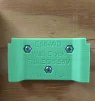 EGo 56V Battery Holder, Mount, Store, Wall Dock, lawnmower USA -2 PACK- PN E56-WDx2