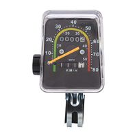 VGEBY1 Bicycle Computer, Mechanical Bike Speedometer Odometer Cycling Stopwatch Riding Accessory