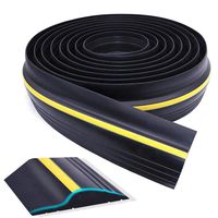 Universal Garage Door Threshold Seal, WEST BAY DIY Weather Stripping Bottom Rubber Waterproof 20 Feet Length (sealant not Included)